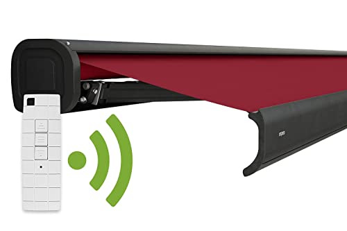 empasa Elektrische Kassettenmarkise 'Classic' Gelenkarmmarkise Markise Sonnenmarkise Sonnenschutz in verschiedenen Größen und Farben