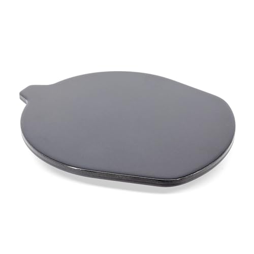 Petromax Pizzastein, 26 cm, hochwertige Keramikglasur für gleichmäßige Hitzeverteilung und knusprige Ergebnisse, für Backofen und Grill