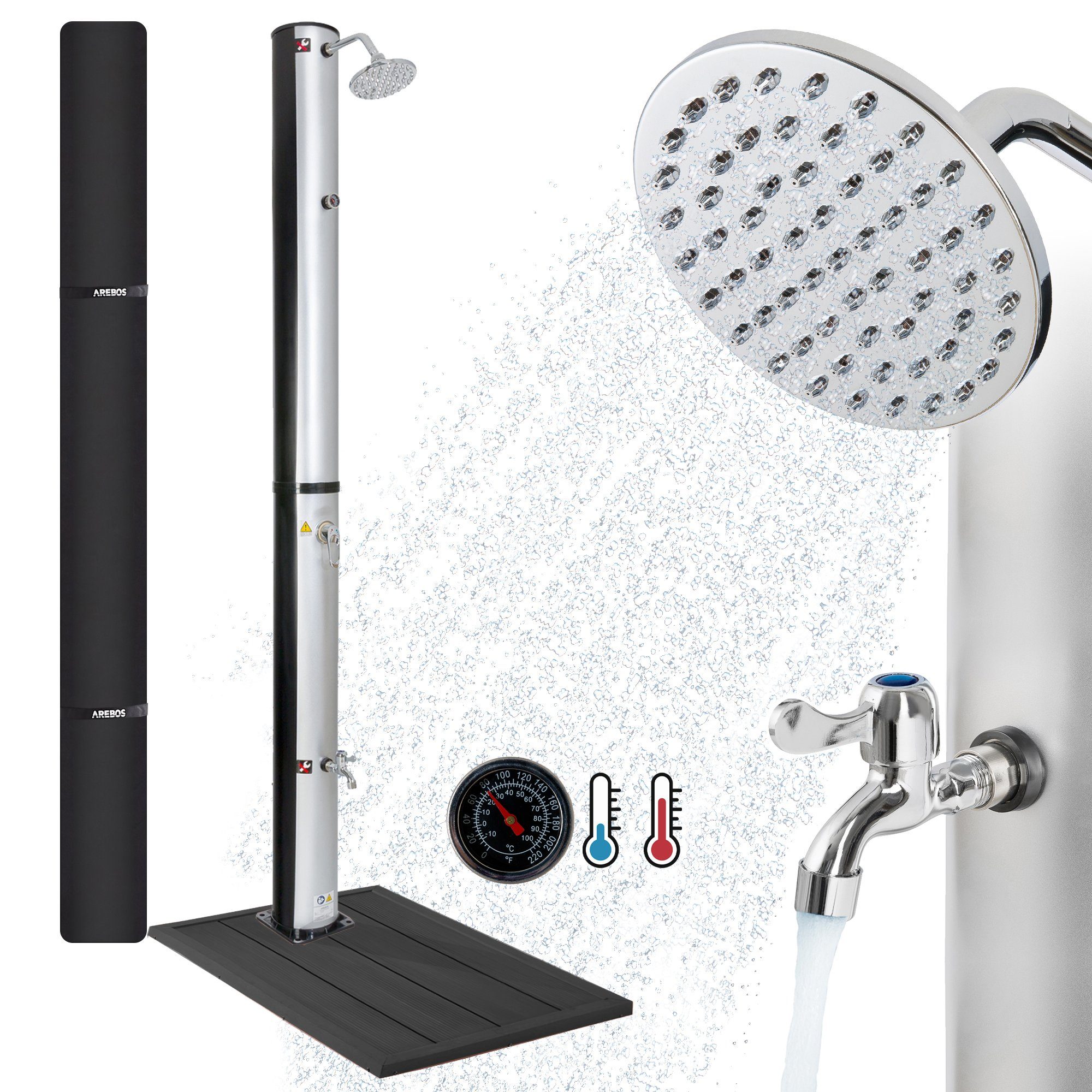 Arebos Solardusche 40lnull