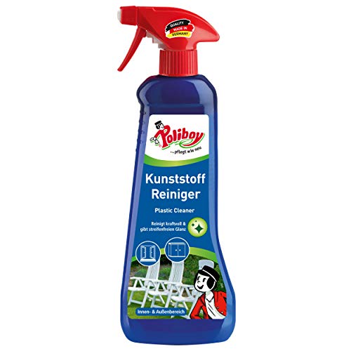 Poliboy - Kunststoff Reiniger/Gartenmöbel Reiniger - Für den Innen- und Außenbereich - 500 ml Spray - Made in Germany