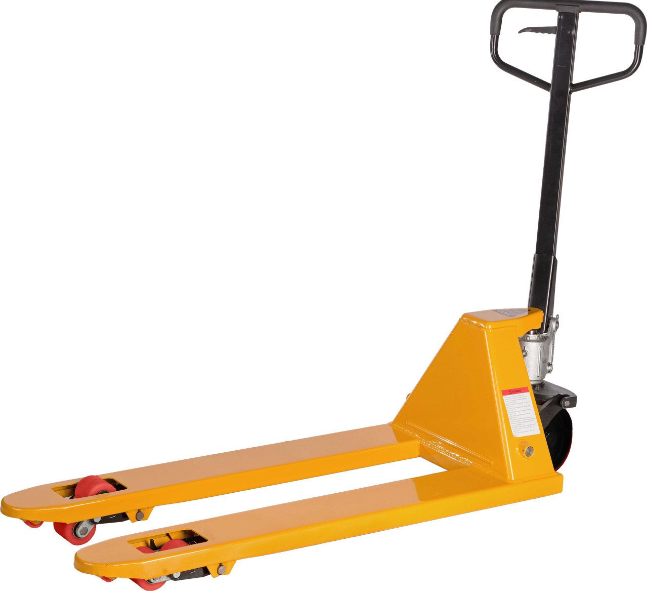 Pro-Bau-Tec Handhubwagen hydraulisch, 2500 kg Tragkraft, mit fast-Lift Funktion und PU-ummantelten gusseisernen Rädern