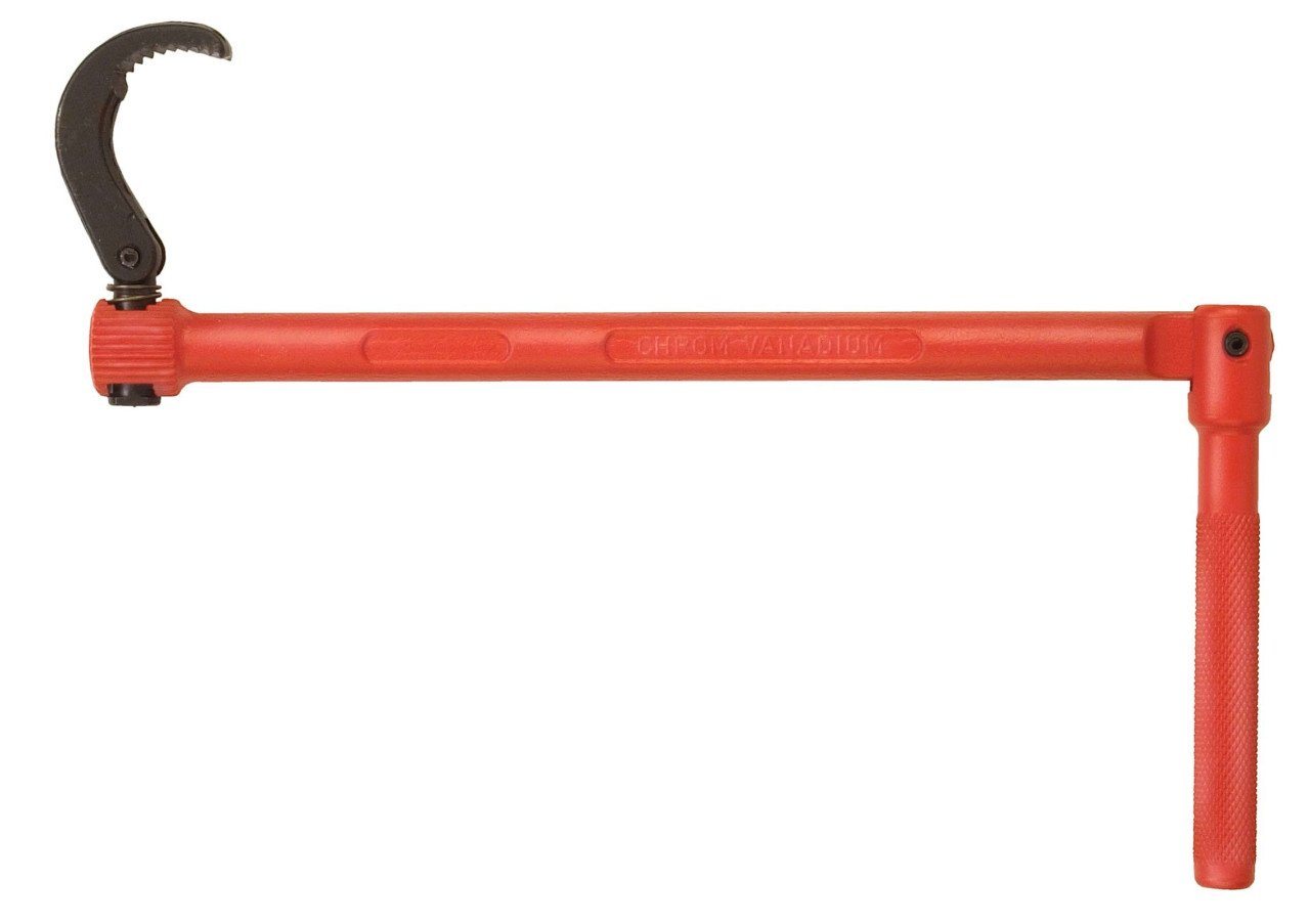 Connex Kneifzange Standhahnmuttern-Schlüssel, 235 mm aus Chrom-Vanadium-Stahl mit schwenkbarer Klaue für Links- und Rechtsgang