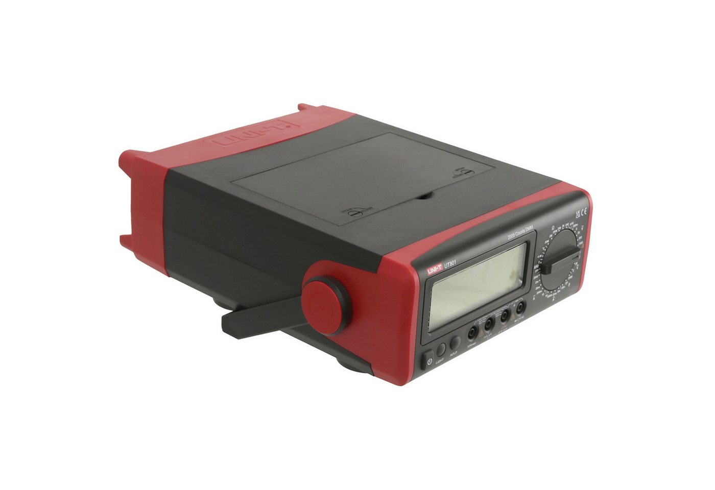 UNI-T Tischmultimeter UT801, True-RMS Multimeter mit Data-Hold Funktion, in Rot