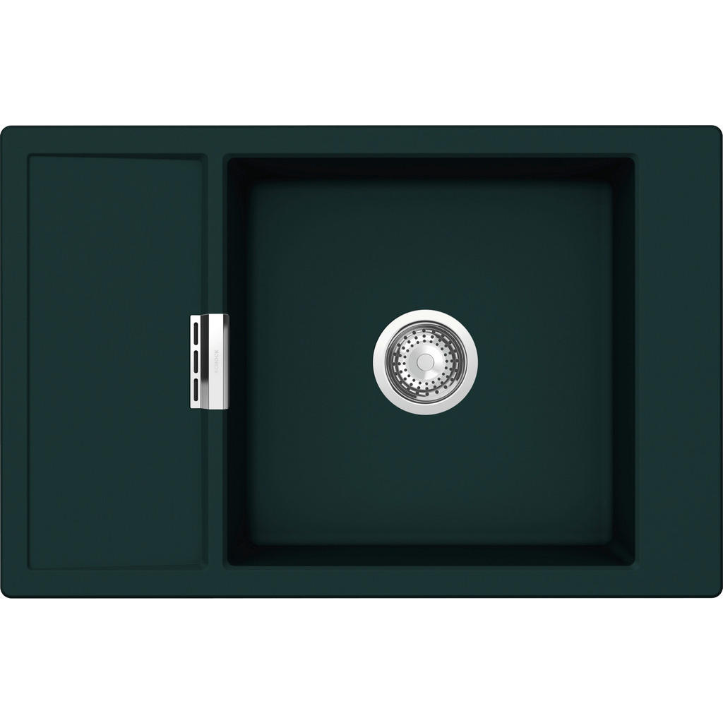 Schock Spüle Mono, Grün, aus Stein, 78x30.5x51 cm, Küchenspüle für moderne Küchen