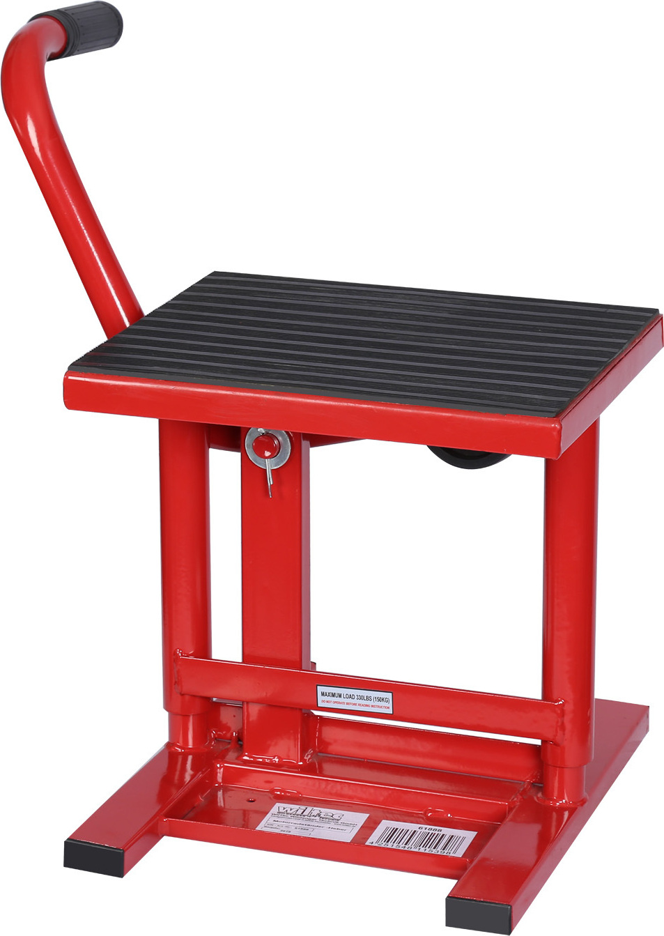 Wiltec Motorradheber bis zu 135 kg mit 31-41cm Arbeitshöhe, Motorradständer Hebebühne in Schwarz