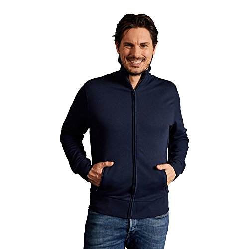 Stehkragen Zip Jacke Herren, Marineblau, L