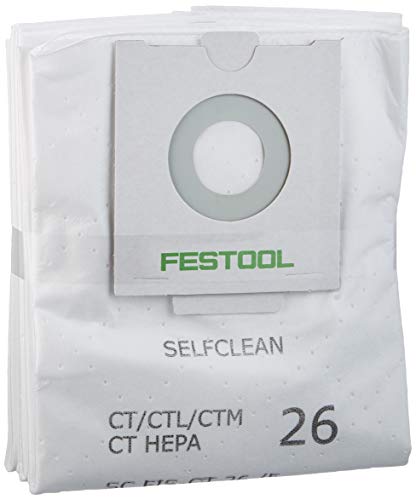 FESTOOL Absaugstation CT 26, Selbstreinigender SELFCLEAN Filtersack für optimale Saugleistung