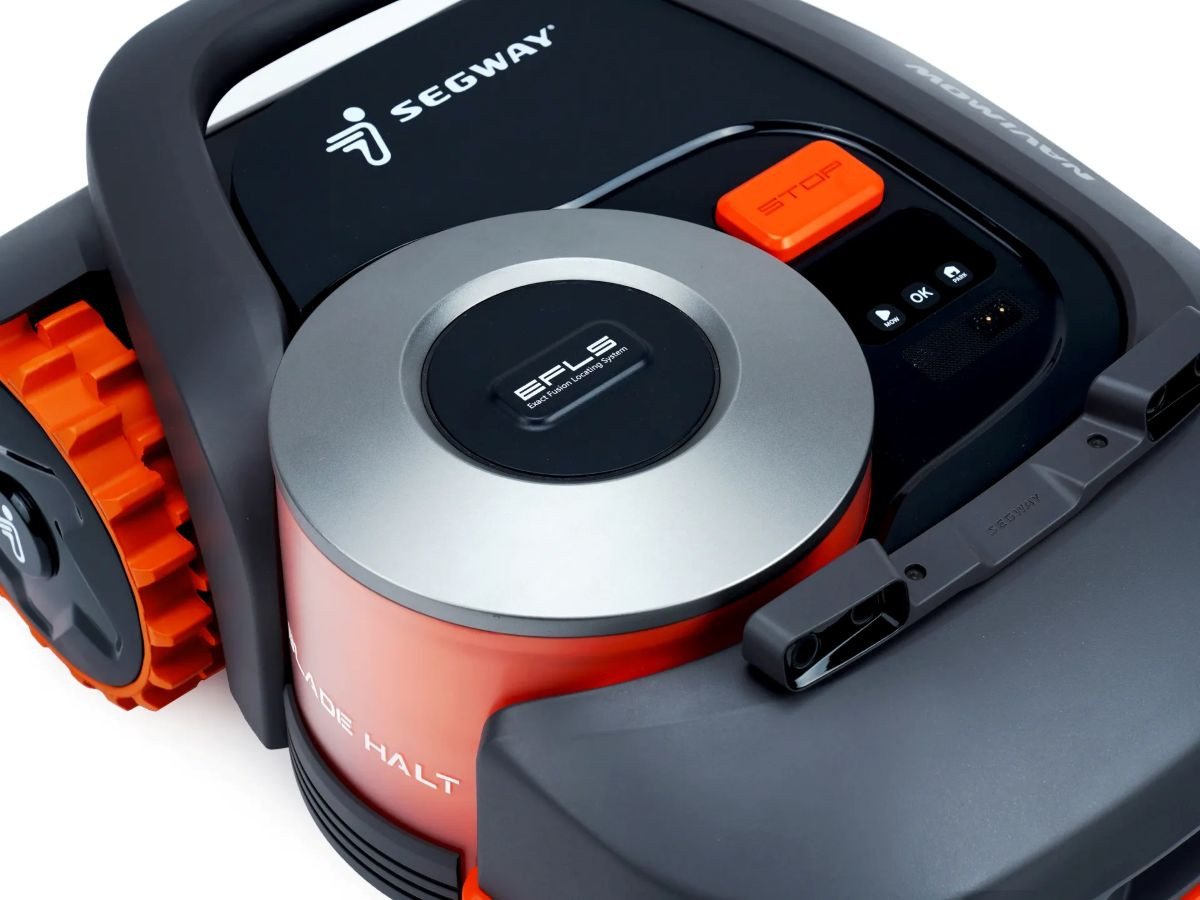 Segway Navimow H3000E-VF, Rasenmähroboter mit satellitengestützter Navigation, für Rasenflächen bis 3000 m², 54 dB(A) leise, elektrische Schnitthöhenverstellung von 30 mm bis 60 mm