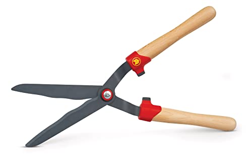 WOLF-Garten | Heckenschere HS-WW mit Wellenschliff und Holzgriff, gelenkschonende Bedienung, 73AHA007650