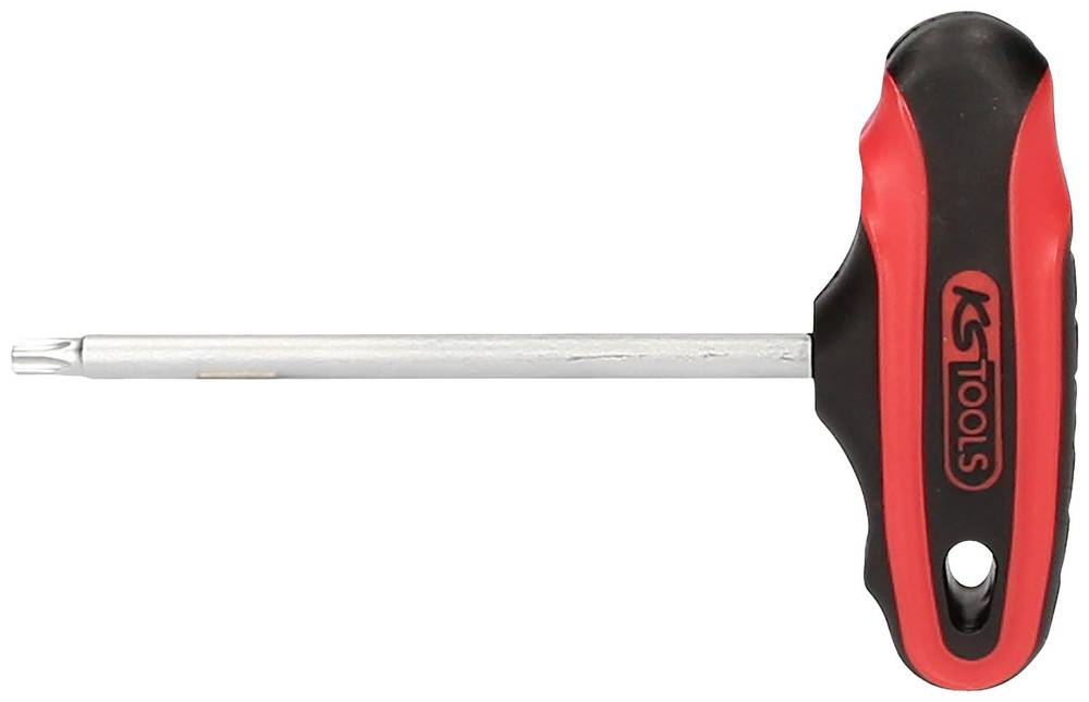 KS Tools 158.8024 Torx-Schraubendreher T 27, 2-Komponentengriff, durchgehend gehärtet, matt verchromt, Spezial-Werkzeugstahl