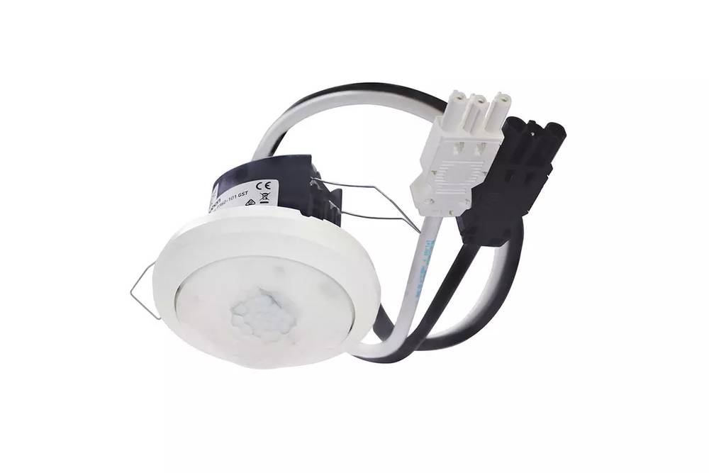 Theben 2010310 Präsenzmelder, Korridormelder mit PIR-Technologie, 30 x 5 m Erfassungsbereich, weiß