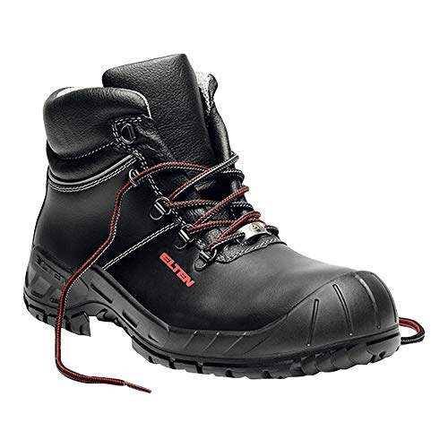 ELTEN Renzo Mid ESD S3 Sicherheitsschuh, rutschfeste SAFETY-GRIP Sohle, strapazierfähiges Rindleder, korrosionsbeständige Stahlzwischensohle