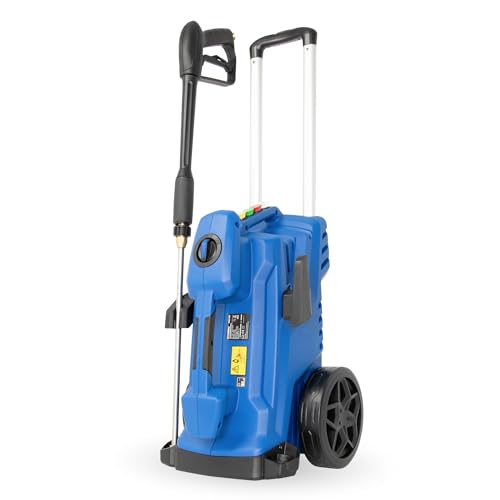 HYUNDAI Hochdruckreiniger HPW3100IE, max. 190 bar, 660 l/h, 3100 W Induktionsmotor, 10m verdreh-sicherer Schlauch, 4 Düsenaufsätze, rotierende Turbodüse