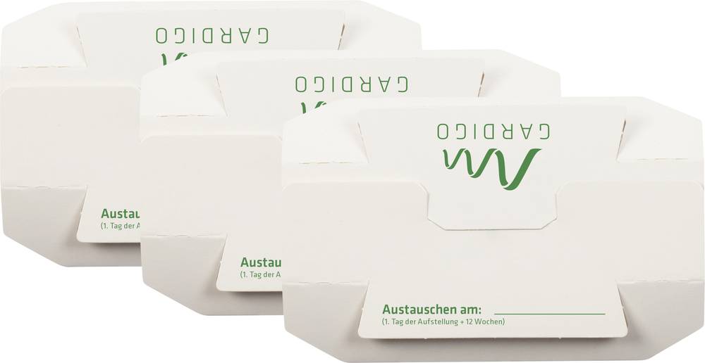 Gardigo 668043 Lockstoff Ungezieferfalle, 3er Set für effektive Bekämpfung von Küchenschaben, 160mm x 50mm
