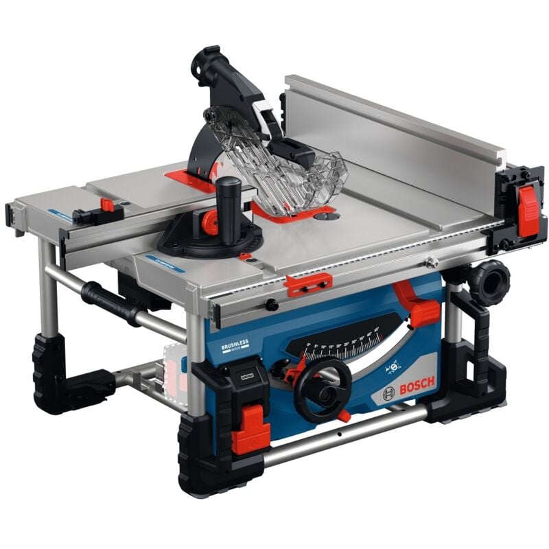 Bosch Professional GTS 18V-70, Akku-Tischkreissäge mit bürstenlosem Motor, 70 mm Schnitthöhe, inkl. Sägeblatt und Zubehör