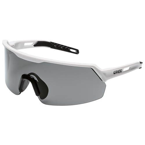 Uvex ultrashield 9122480 Schutzbrille, UV-Schutz in Schwarz und Weiß, EN ISO 16321-1:2022