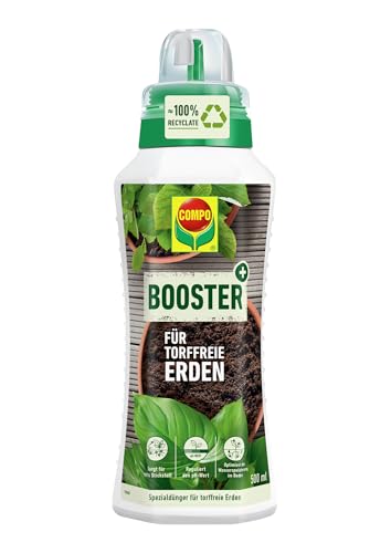 Compo Booster für torffreie Erden, Spezialdünger mit optimiertem Nährstoffverhältnis, 500 ml