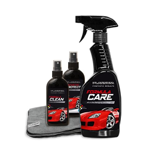 MediaShop Platinum Fantastic Results Auto-Reinigungsmittel Set, inkl. Mikrofasertuch