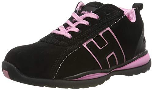 Reis BRARGENTINA Damen Arbeitsschuhe, rosa, Halb Stahlkappe SB, ölbeständige Sohle aus Veloursleder