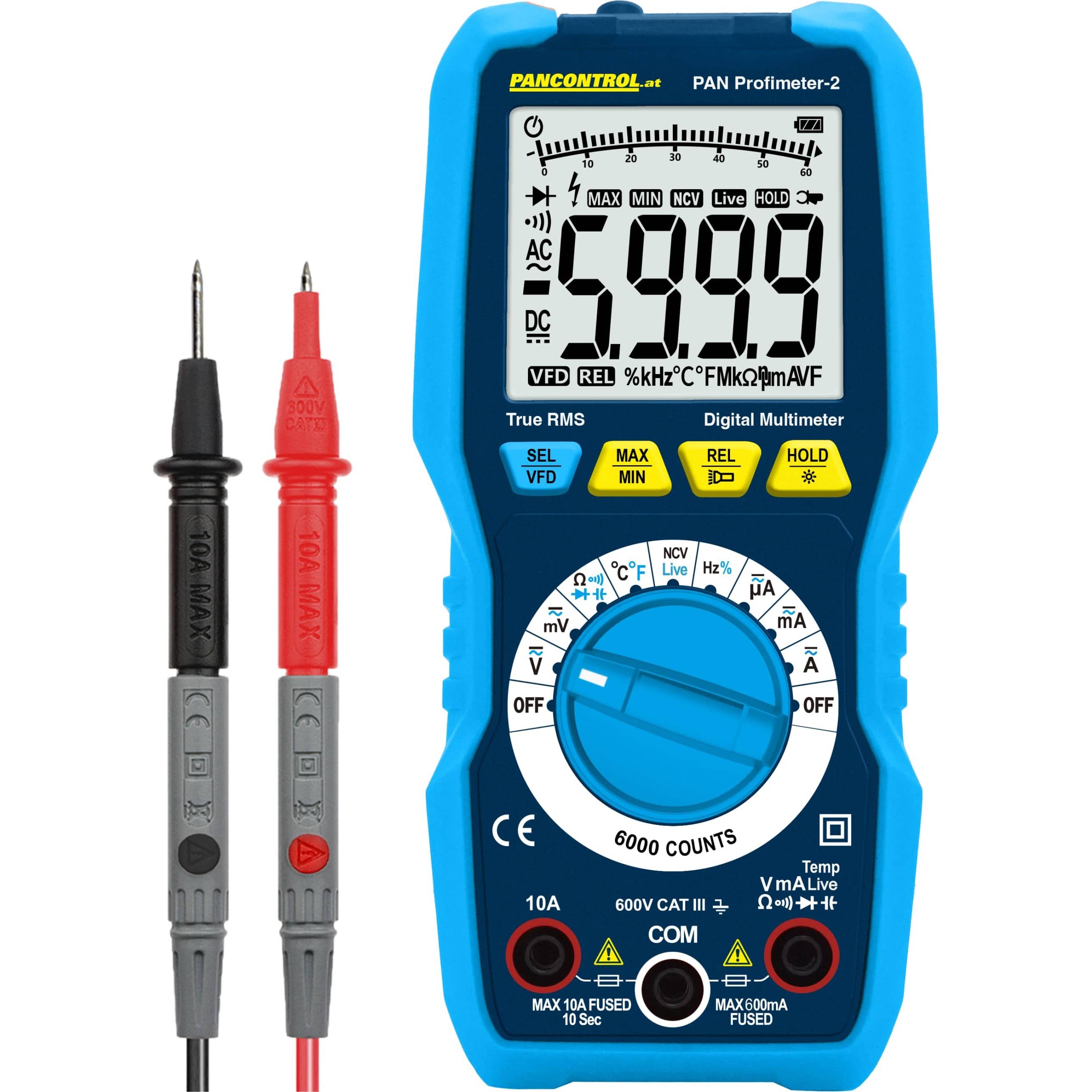 Pancontrol Multimeter PAN Profimeter-2, präzises Messgerät für elektrische Parameter