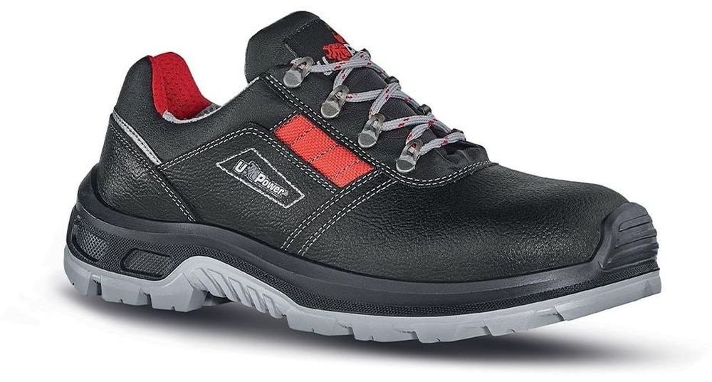 U-Power Elect S3 SRC Sicherheitsschuh, Leder, wasserabweisend, durchtrittsicher, rutschfeste PU/PU Sohle