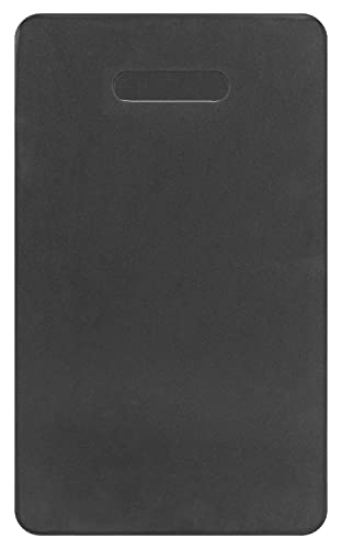 Fiskars Knieschoner, Schaumstoff-Füllung mit feuchtigkeitsbeständigem Bezug, 46 x 28 x 2 cm, Schwarz, Solid, 1062832