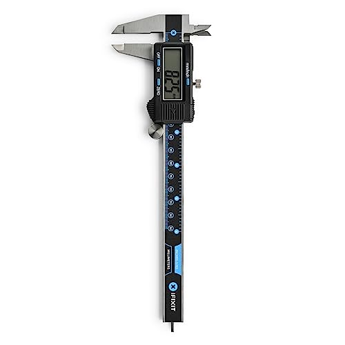 iFixit Digitaler Messschieber, Präzisionsmessgerät aus gehärtetem Stahl, 0-150 mm Messbereich, mm/Zoll Anzeige
