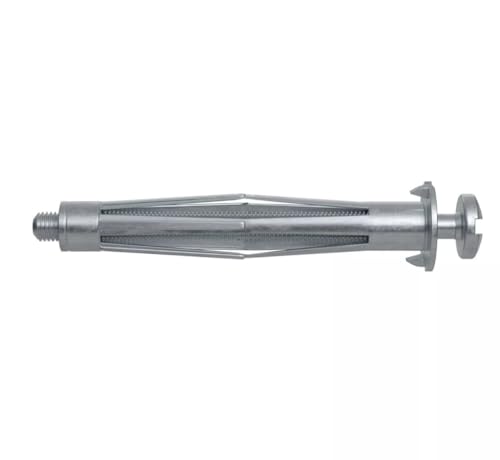 Fischer Hohlraum-Metalldübel HM 4x45 S K, Metall, 4 Stück für sichere Befestigungen in Hohlwänden