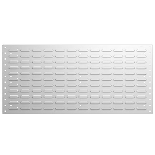 BOTT perfo Schlitzplatte M horizontal, pulverbeschichtetes Stahlblech, BxH: 991 x 457 mm, lichtgrau