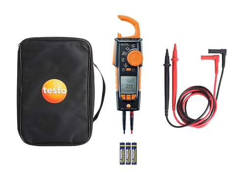 Testo Multimeter 770-3, digitale Stromzange CAT III 1000 V, CAT IV 600 V, 6000 Counts, mit testo Smart App Anbindung