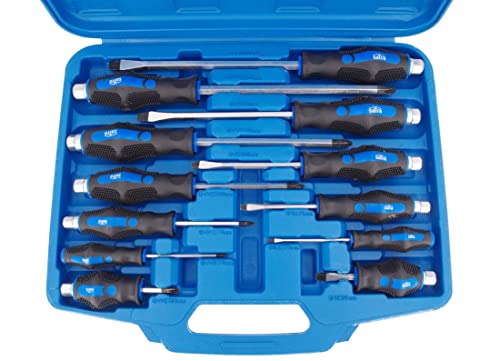 Satra S-S12PC Schraubendreher-Satz 12-tlg. Schraubenzieher-Set Kreuzschlitz Kreuz-Schlitz