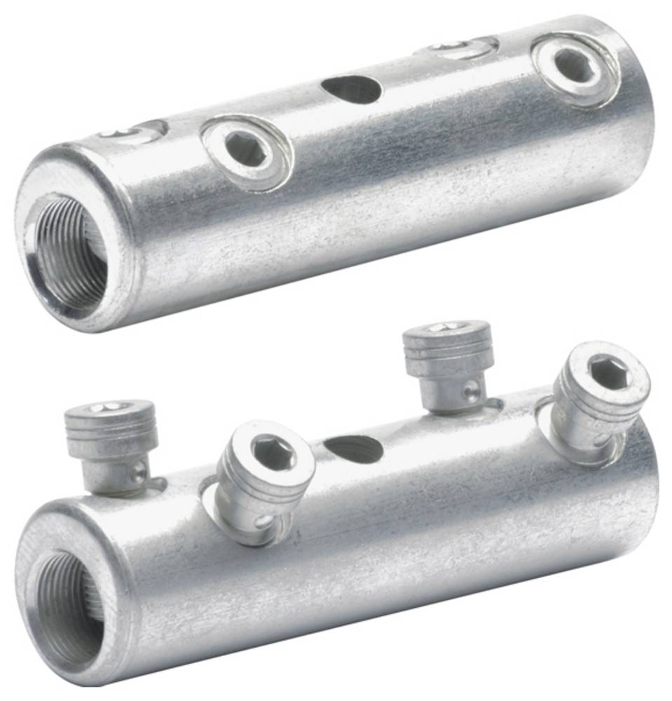 Klauke SV306 Schraubverbinder flexibel, hochfeste Aluminiumlegierung für unterschiedliche Leitertypen, mit 4 Schrauben und Sichtloch zur Kabeleinschubkontrolle