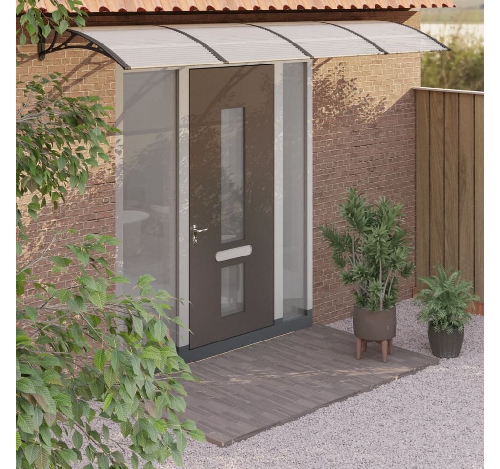 vidaXL Markise, Türvordach, 400 x 100 cm, Schwarz - Preisvergleich