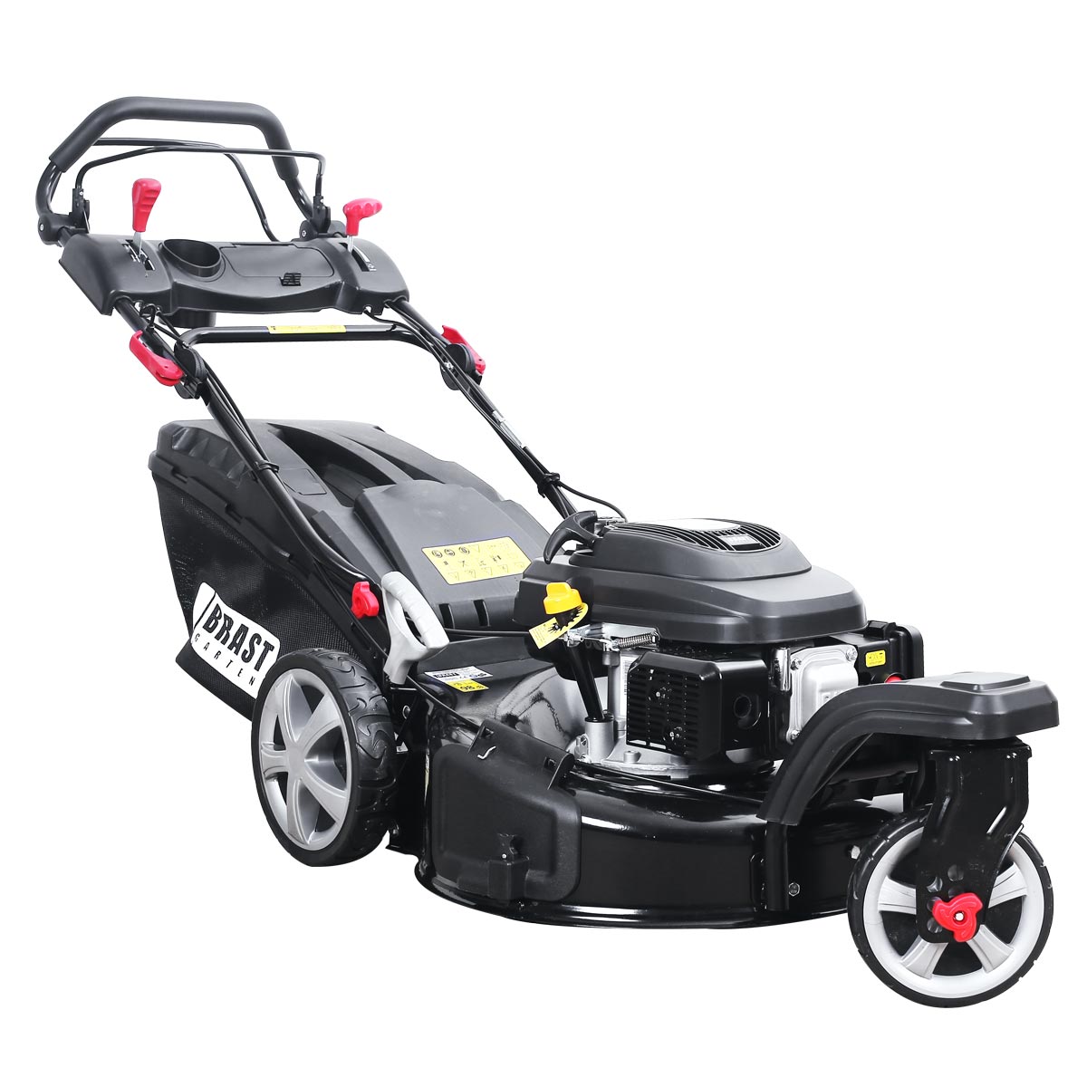 BRAST Rasenmäher Benzin Trike 5,2kW(7PS) mit Antrieb 53cm Schnittbreite