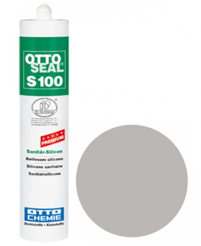 OTTOSEAL  S100 Premium-Sanitär-Silikon/Silicon 300 ml - Grau 15 C776