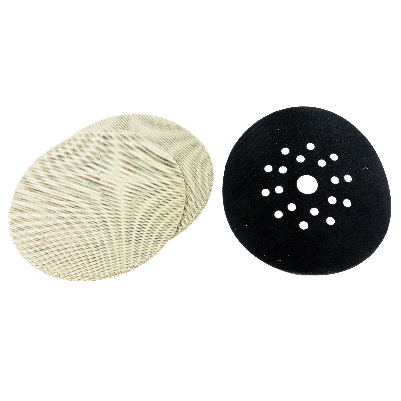 Bosch EXPERT M480 Schleifnetz-Set Ø 225 mm (2 x P80 - P120 - P180 + Schleiftellerschoner) für Holz, Farbe, Trockenbauwand