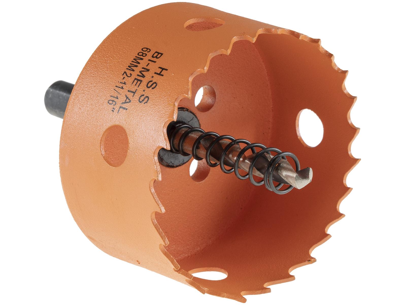 Lochsäge HSS Bi-Metall Ø68mm Sechskant Aufnahme, Schnitttiefe 38mm