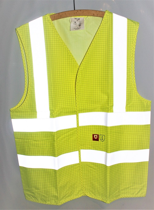 SIOEN Warnschutzweste Warnweste leuchtgelb flammhemmend antistatisch Auto S