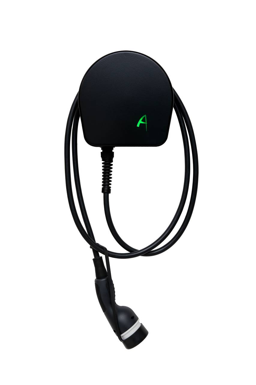 Alphatec Mini Wallbox (1x11kW) mit Typ 2-Ladekabel 5 m Schlüsselschalter