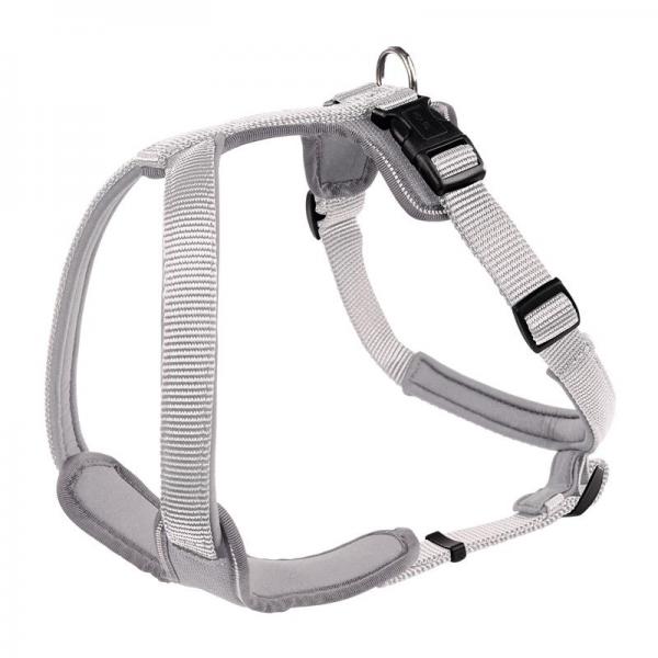 Hunter Hunde-Geschirr Neopren grau S