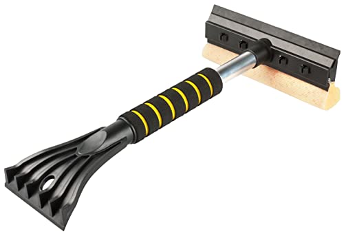 Scheibenreiniger und Eiskratzer 2in1 - 40x20 cm schwarz