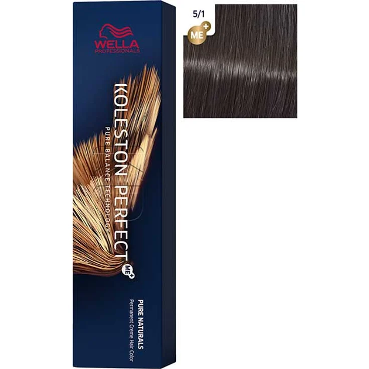Wella Koleston Perfect Me+ 5/1 hellbraun asch 60 ml – Bild 1