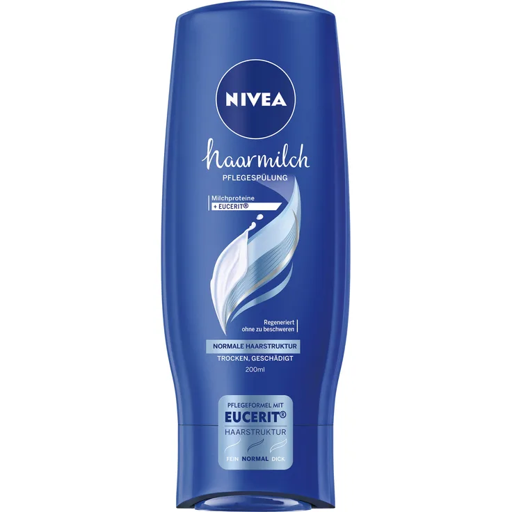 Nivea Haar-Pflegespülung Für Normale Haarstruktur 200 ml Flasche Haarmilch