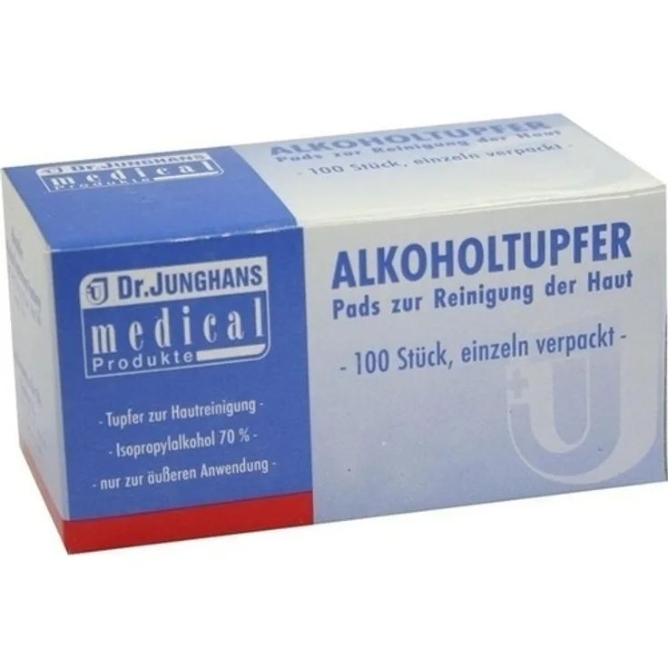 Dr. Junghans Medical Alkoholtupfer 3x6 cm steril 100 St.
