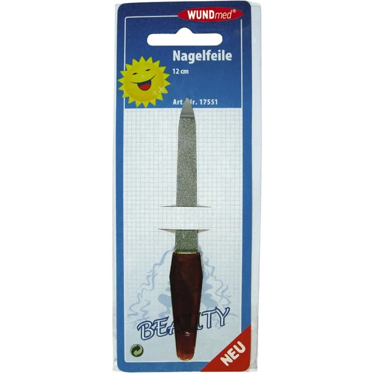 Wundmed Nagelfeile 12 cm, zum präzisen Kürzen und Formen von Fuß- und Fingernägeln