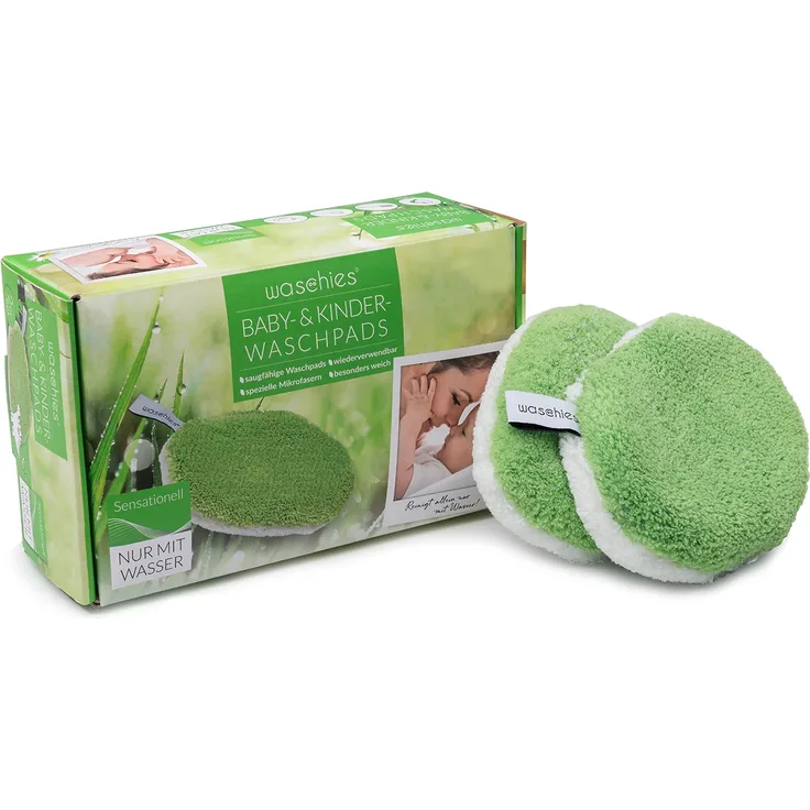 Waschies Baby- & Kinder-Waschpads 2er Set, Besonders weich und saugfähig, für Erwachsene, Kinder und Babys geeignet 