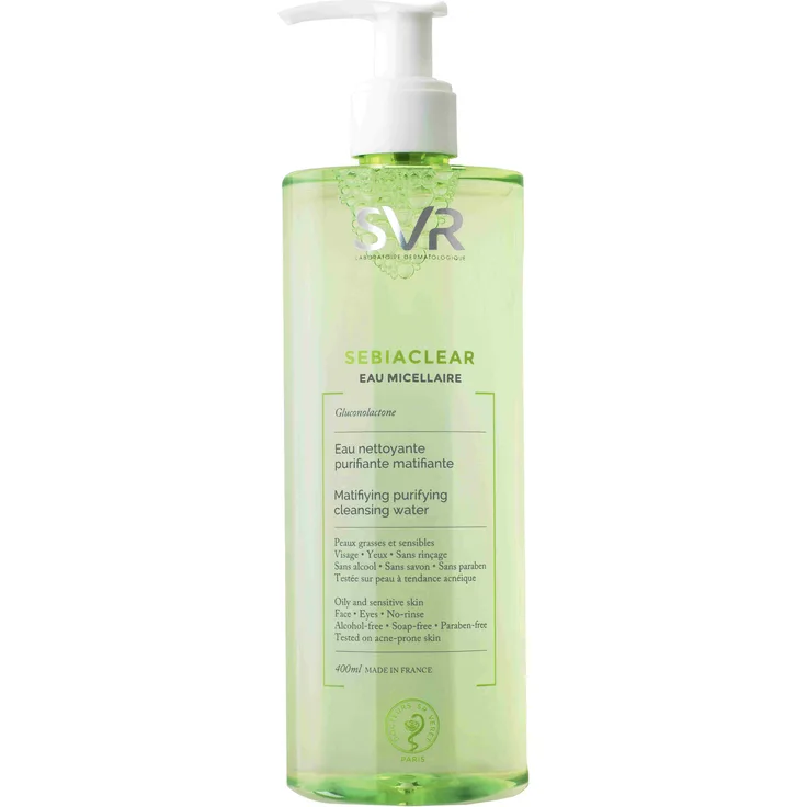 SVR Sebiaclear Eau Micellaire Lotion 400 ml, für Mischhaut geeignet
