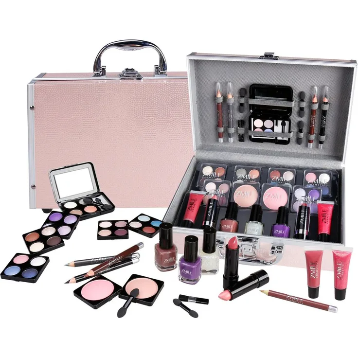 Zmile Cosmetics Augen Make-up Beauty Case Pink 42-teilig