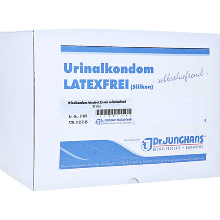 Dr. Junghans Medical Urinalkondom 25mm Latexfrei Selbsthaftend