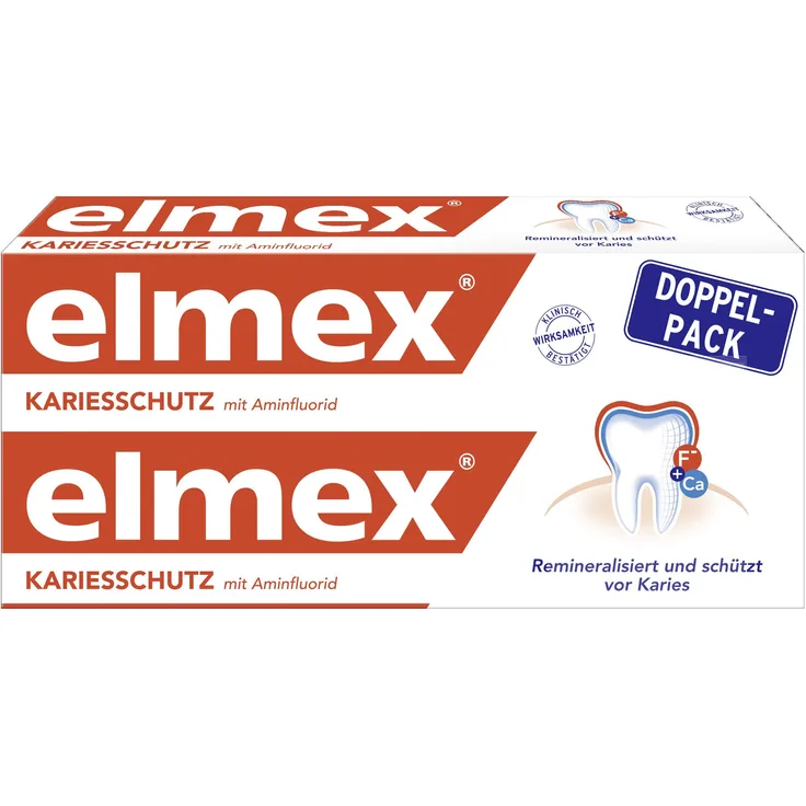 Elmex Kariesschutz Doppelpack 150 ml, für saubere & gesunde Zähne